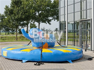 2017 Kids Pull Riding Elephant Inflatable For Sale/ Rodeo Bull For Adults BY-IS-021